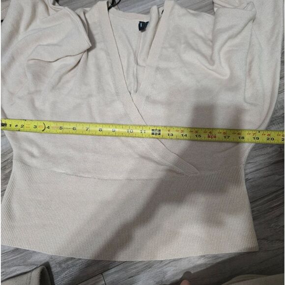 Marciano crossover blush pink blouse size Large - Picture 8 of 10